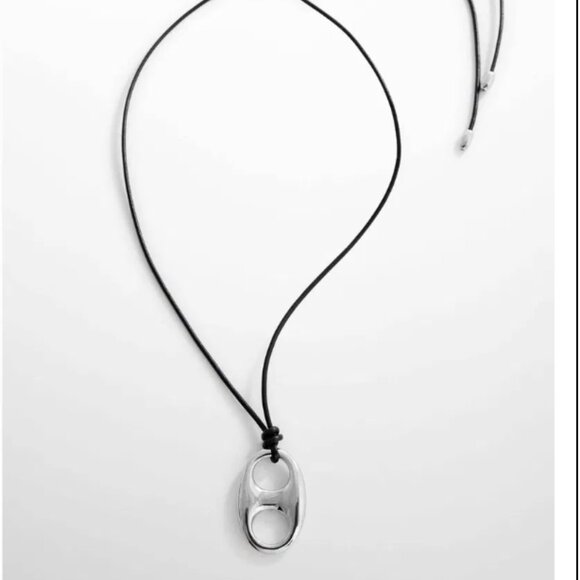 Mango | Metal pendant necklace | NWOT - Picture 2 of 5